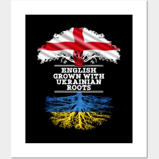 English Grown With Ukrainian Roots - Gift for Ukrainian With Roots From Ukraine Posters and Art